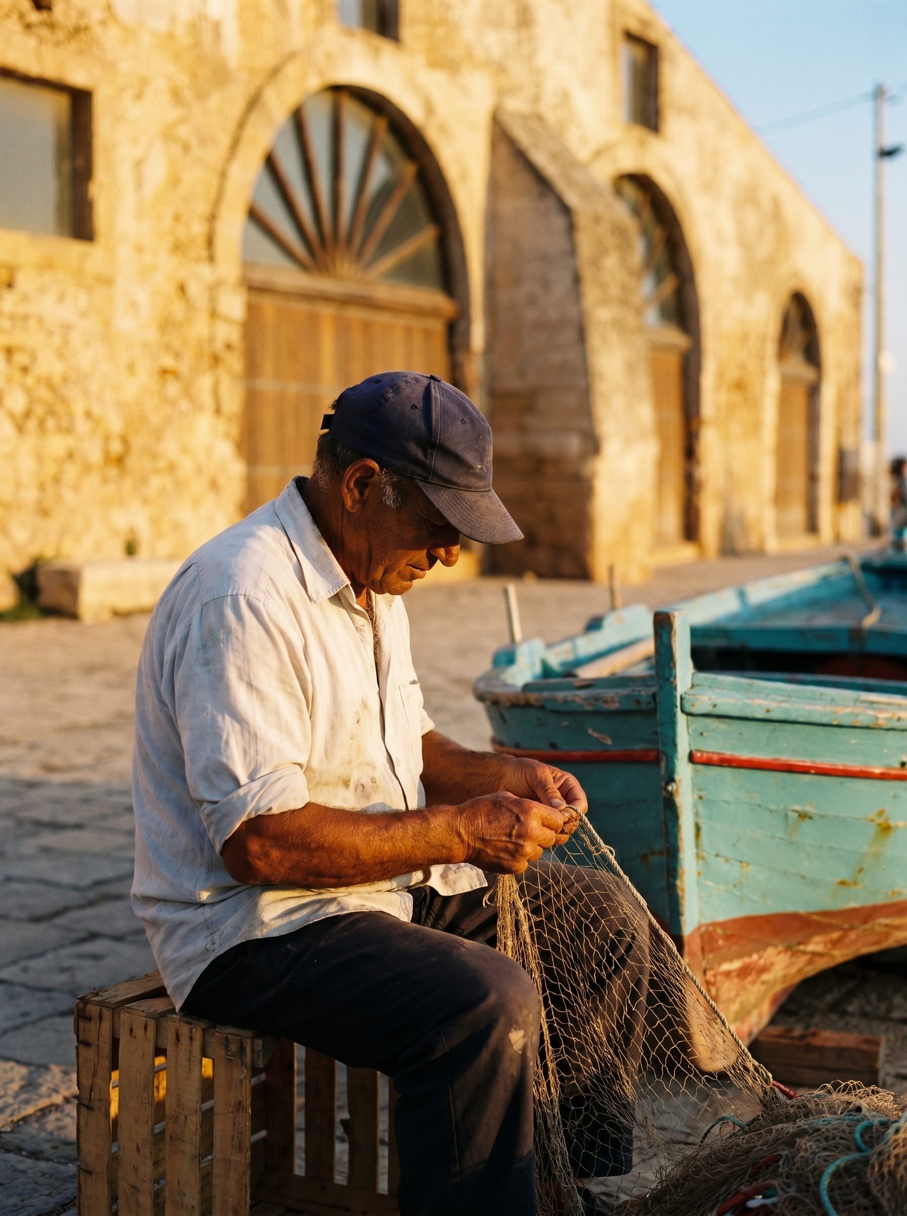 Tonnara di Marzamemi vista dal mare